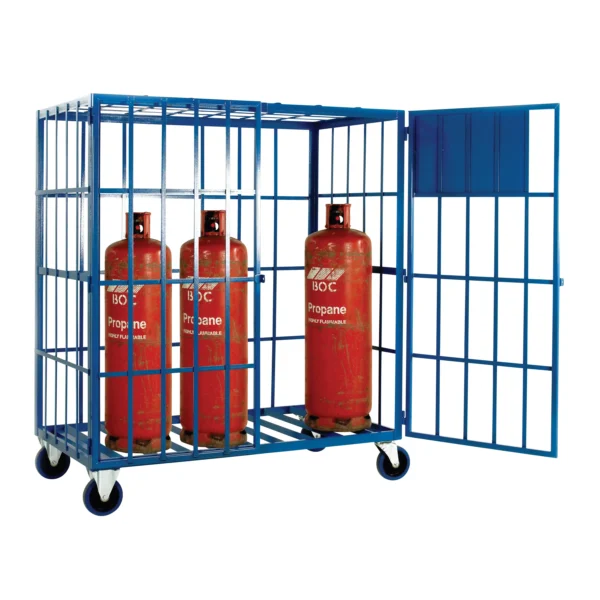 Cylinder Storage Cage | Mobile Security Trolley