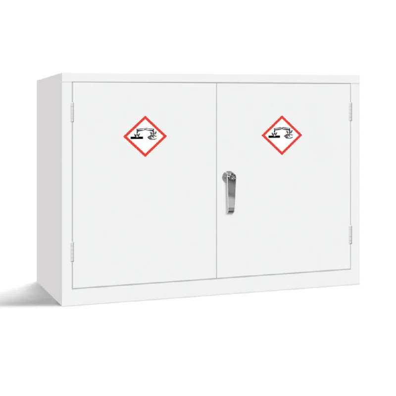 Redditek Corrosive Acid / Alkali COSHH Cabinet - Floor Standing - 900H x 1200W x 500D