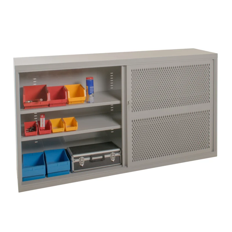 Redditek Sliding Mesh Door Industrial Cabinet - Floor Standing - 1020H x 1830W x 460D