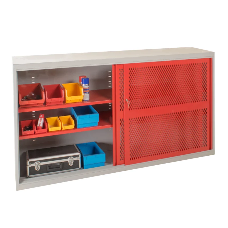 Redditek Sliding Mesh Door Industrial Cabinet - Floor Standing - 1020H x 1830W x 460D