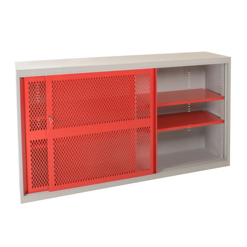 Redditek Sliding Mesh Door Industrial Cabinet - Floor Standing - 1020H x 1830W x 460D