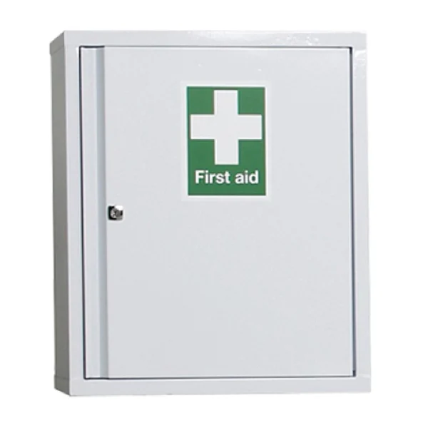 Redditek First Aid Medical Cabinet - Wall Mounted - 600H x 500W x 300D