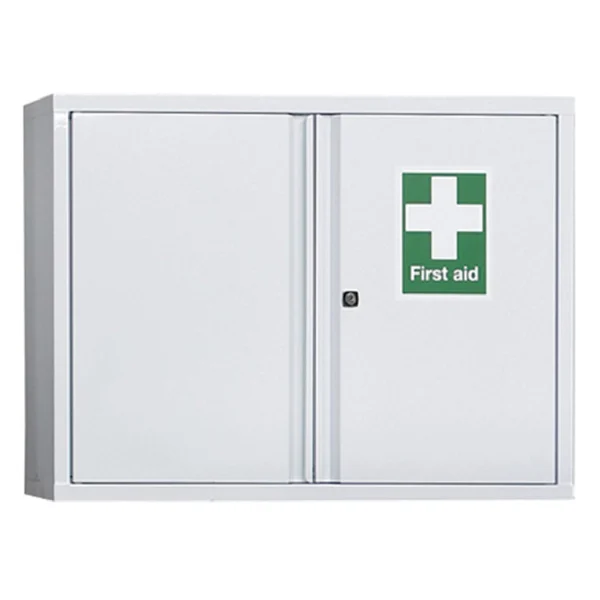 Redditek First Aid Medical Cabinet - Wall Mounted - 600H x 800W x 300D