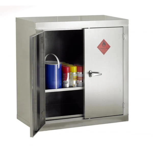 Redditek Stainless Steel COSHH Cabinet - Floor Standing - 915H x 915W x 457D