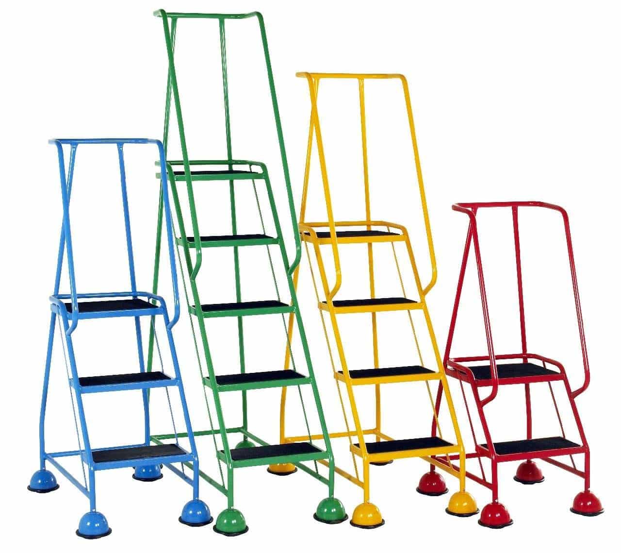 Steptek classic colour range mobile steps