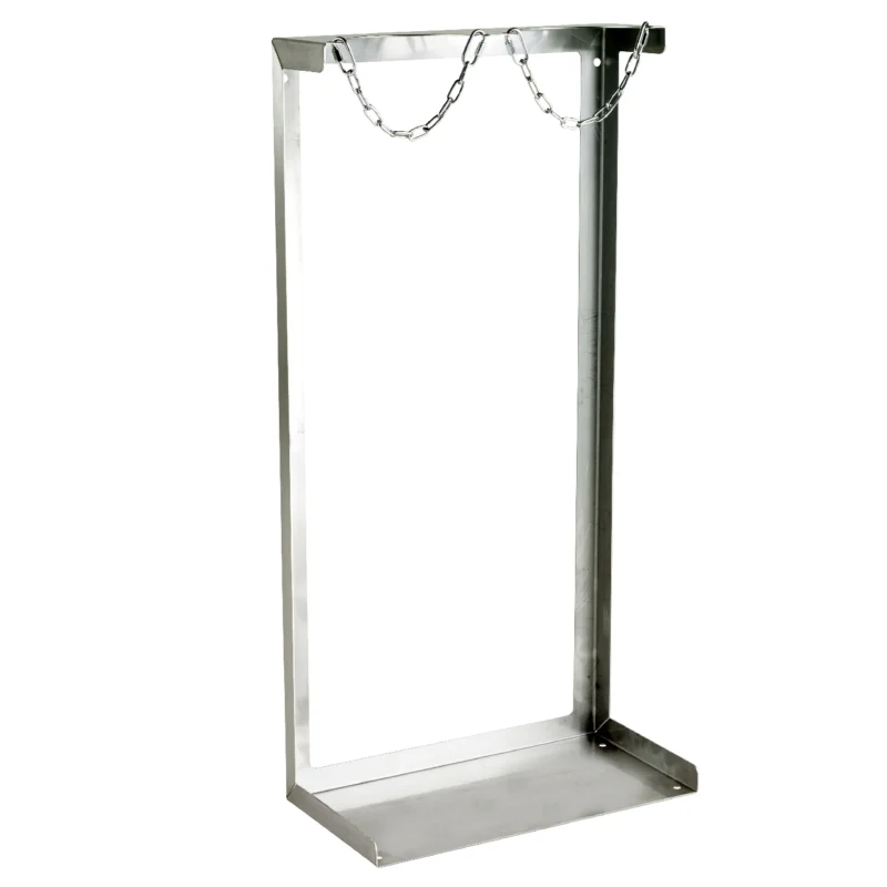 Loadtek Stainless Steel Economy Static Cylinder Floor Stand - Double