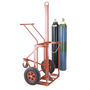 Loadtek Cylinder Lifting Cradle Trolley - Double Cylinder