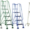 multi colour warehouse safety steps