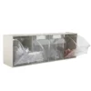 Loadtek Clearbox Storage Units - 4 Compartment - Pack Of 4