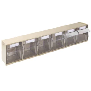 Loadtek Clearbox Storage Units - 6 Compartment - Pack Of 10