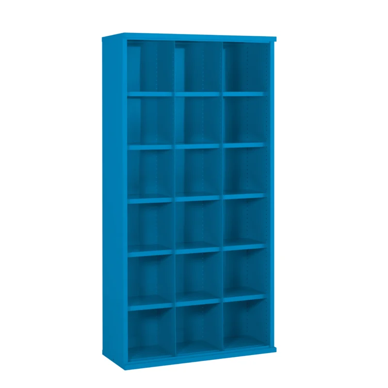 Steel Bin Cabinet | 18 Compartment Bins | 296W x 293H