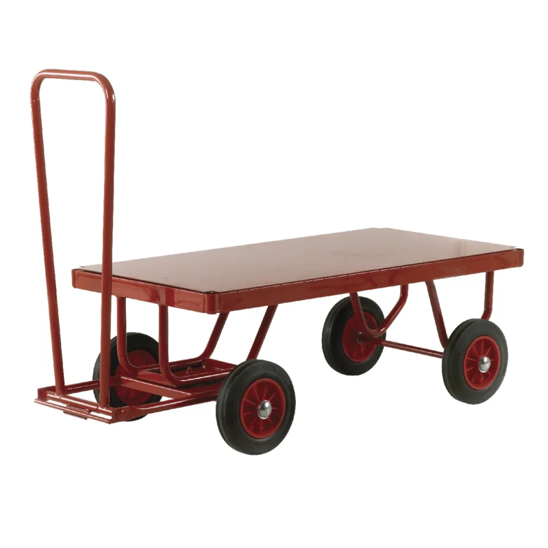 Loadtek Trader Truck Hand Turntable Trailer - Steel Deck