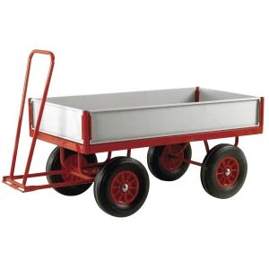 Loadtek Trader Truck Hand Turntable Trailer - Steel Deck End Panels