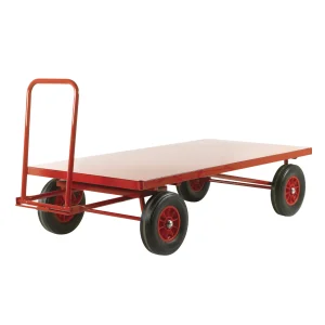 Loadtek Trader Truck Hand Turntable Trailer - Steel Deck