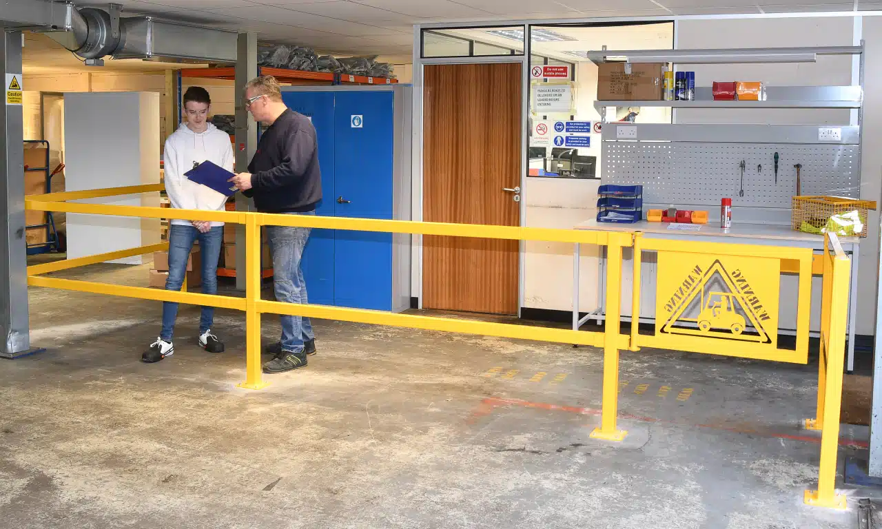 Safety barriers in the workplace