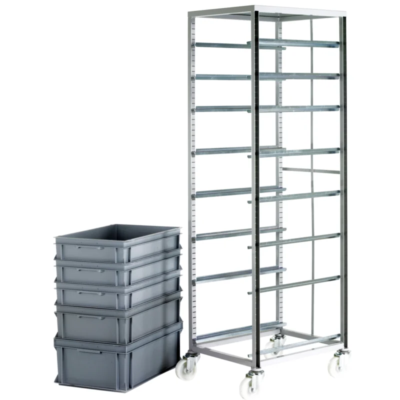 Loadtek Adjustable Storage Mobile Tray Rack