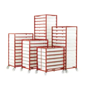 Loadtek Food Grade Storage Mobile Tray Rack - Group