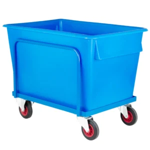 Loadtek Plastic Container Storage Trolley - 360 Litre Blue