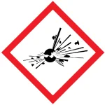 explosive coshh symbol