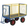 Loadtek Mesh Sides Hand Trailer - Steel Deck