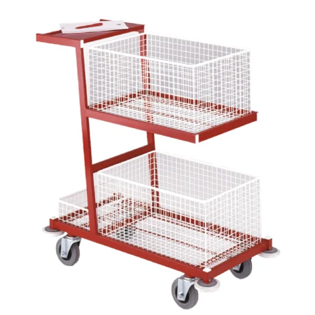 Loadtek Super Service Trolley -With Baskets & Writing Tray