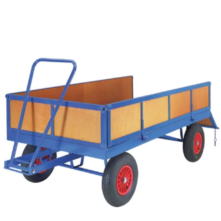 Loadtek Turntable Hand Trailer - 1000kg Load - Headboard & Sides & Tailgate