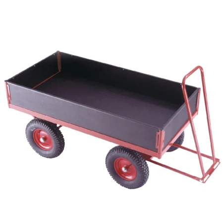 Loadtek Anti Slip Coating Hand Turntable Trailer - Phenolic Ends & Sides