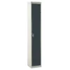 QMP Standard Lockers - 1 Door Dark Grey