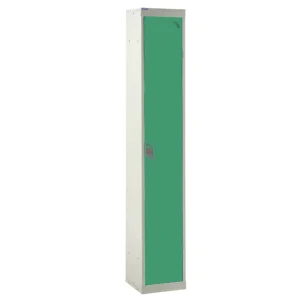 QMP Steel Splash Lockers - 1 Door Green