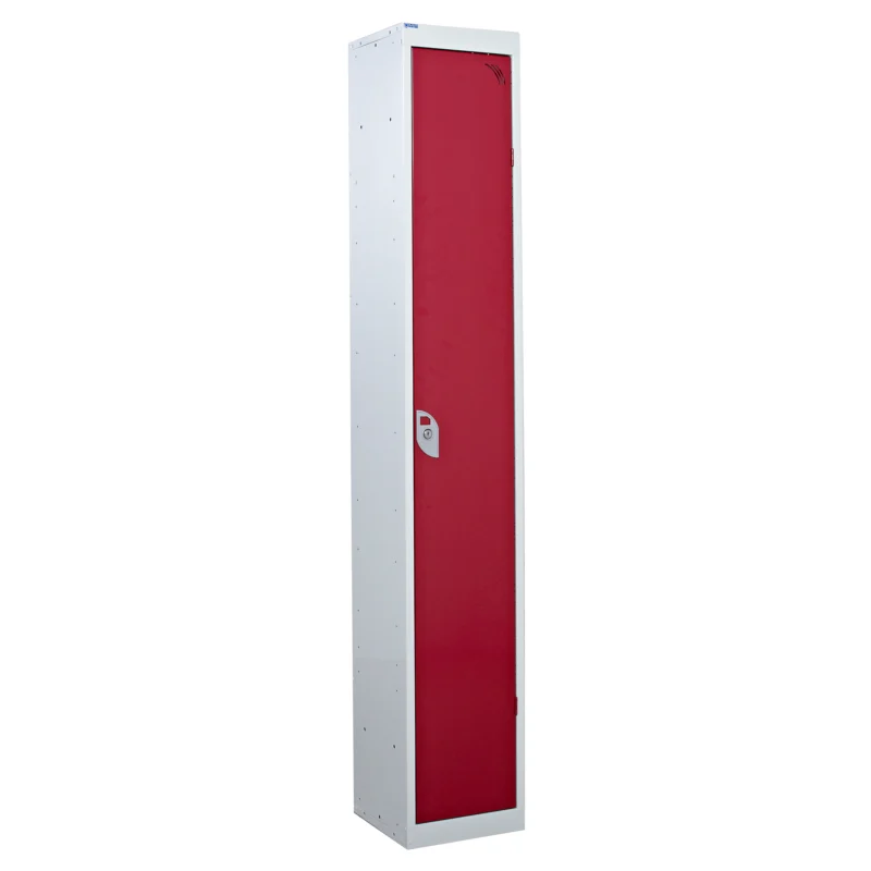 QMP Steel Splash Lockers - 1 Door Red