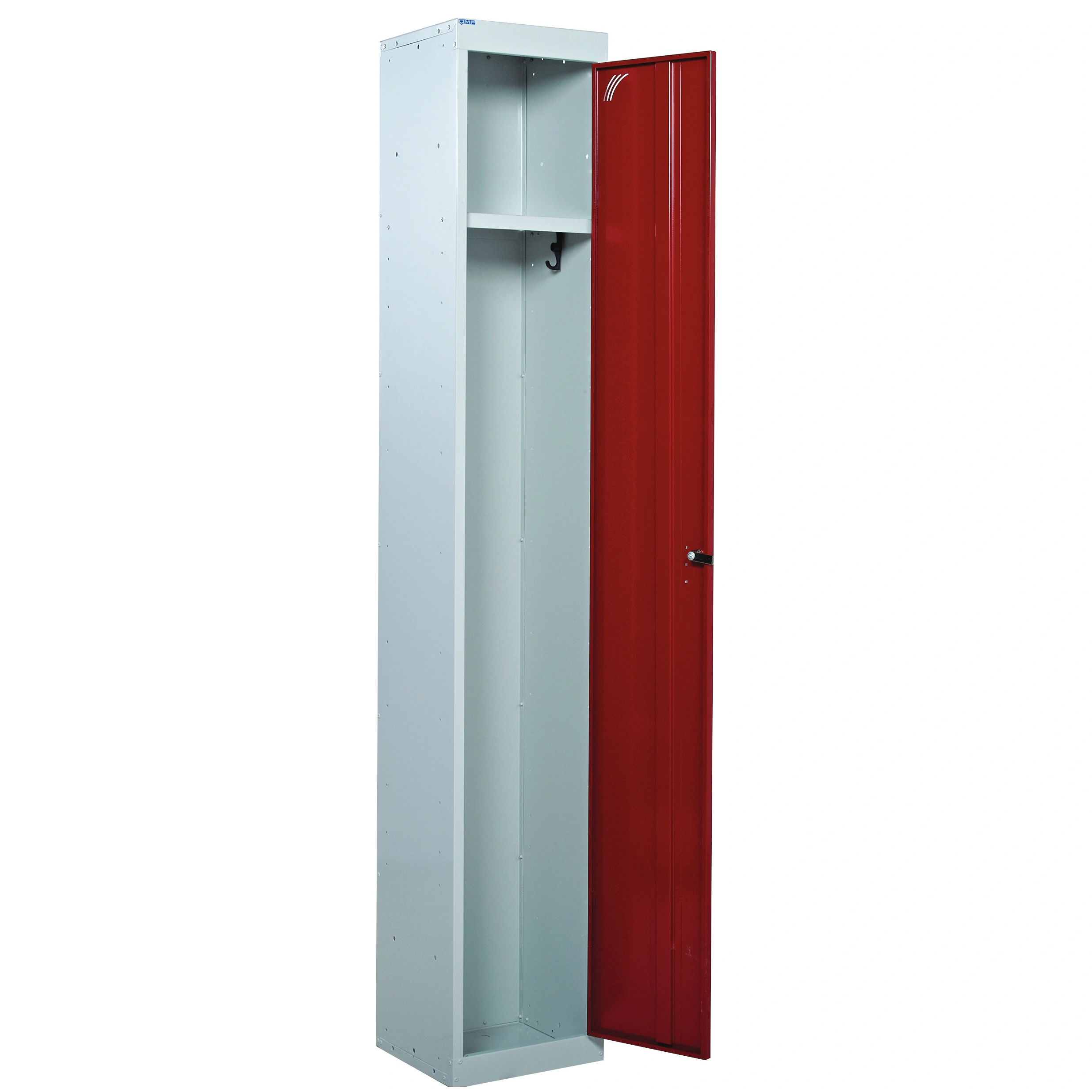 Qmp Standard Storage Locker - 1 Door 2 Standard red locker 1 door open