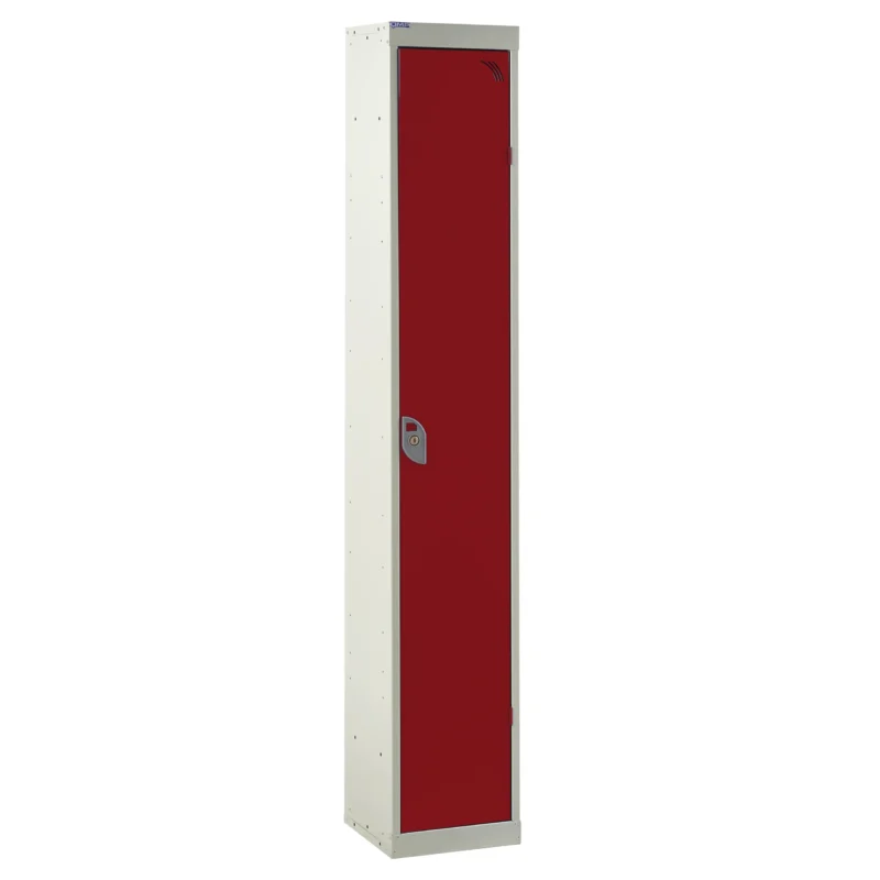 QMP Standard Lockers - 1 Door Red