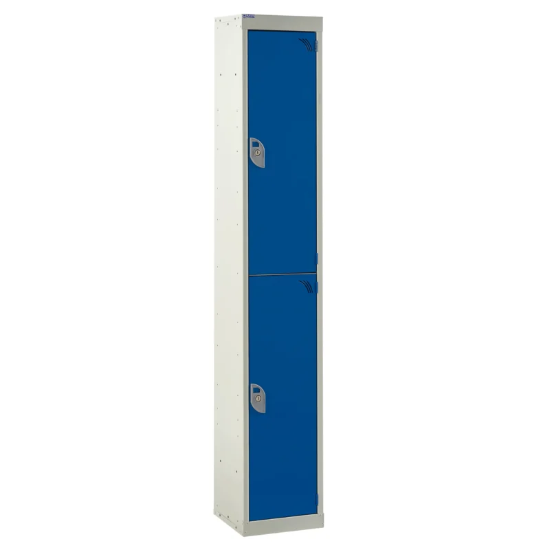 QMP Steel Splash Lockers - 2 Door Blue