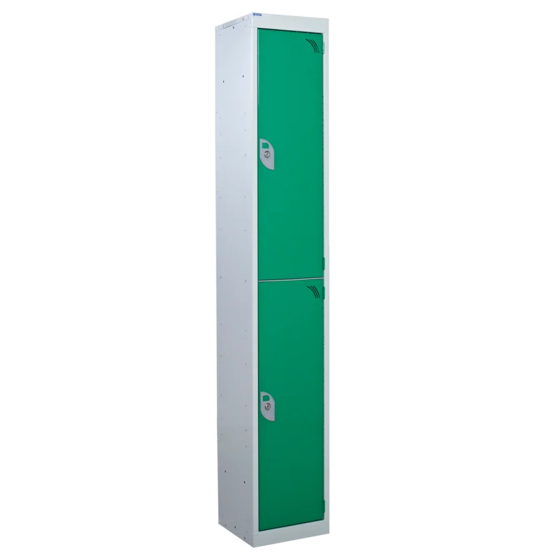 QMP Standard Lockers - 2 Door Green