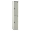 QMP Standard Lockers - 2 Door Light Grey