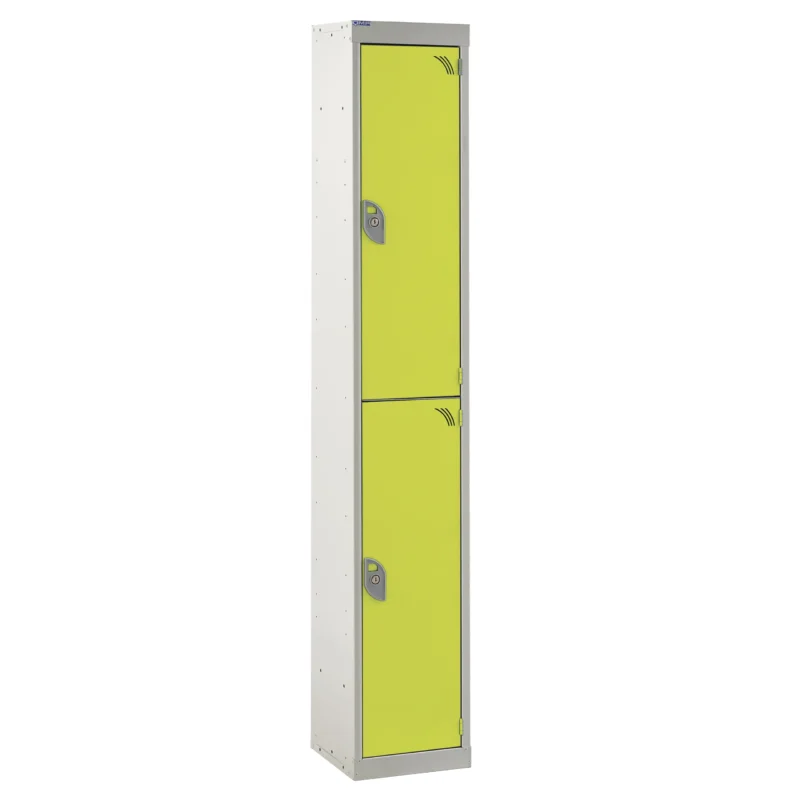 QMP Steel Splash Lockers - 2 Door Yellow