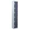 QMP Standard Lockers - 6 Door Dark Grey