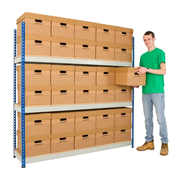 Archive Box Storage - Rivet Racking