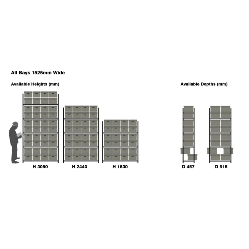 Archive Box Storage - Rivet Racking