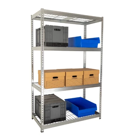 Clicka 265 Galvanised Shelving - Mesh Decking