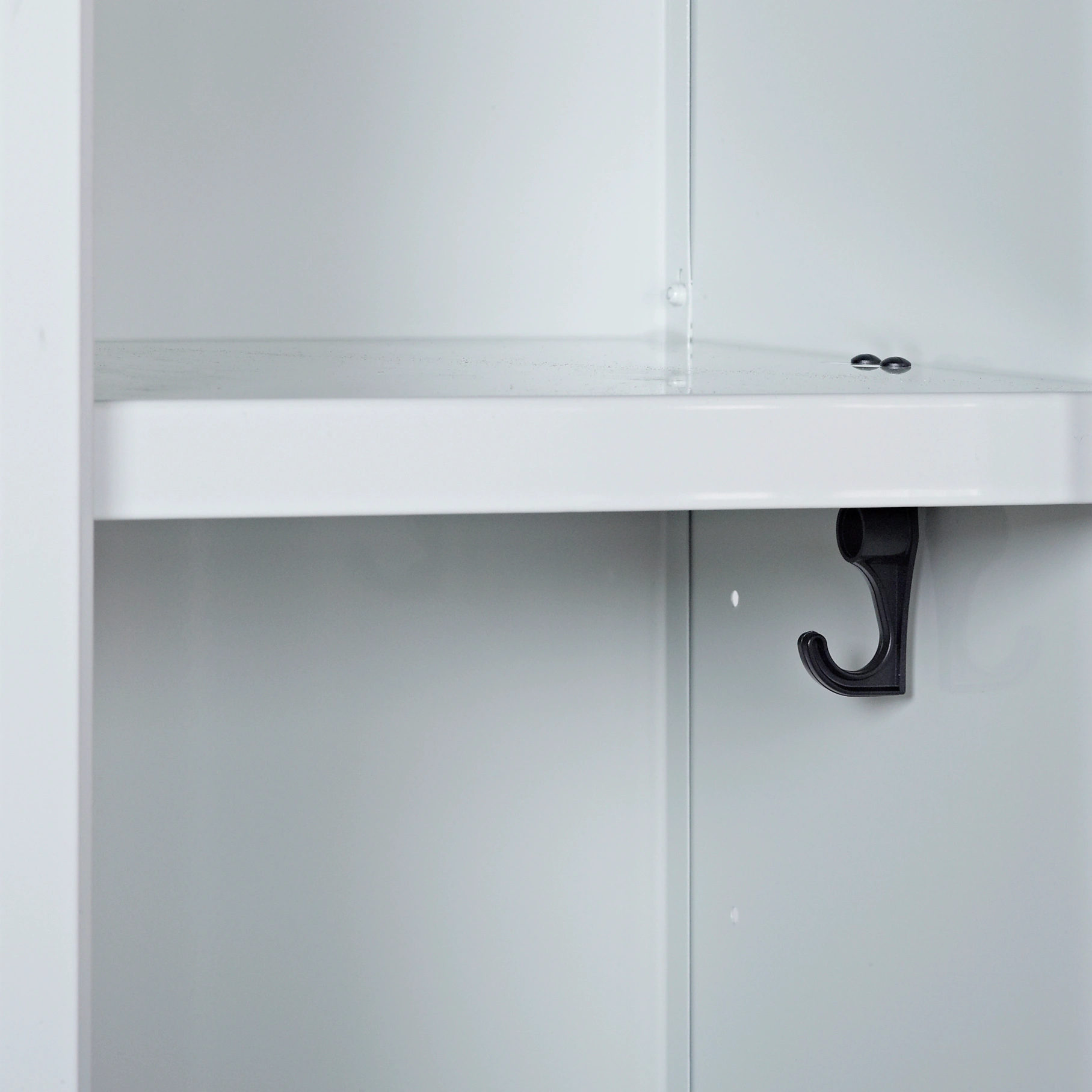 Qmp Standard Storage Locker - 2 Door 4 Coat hook shelf
