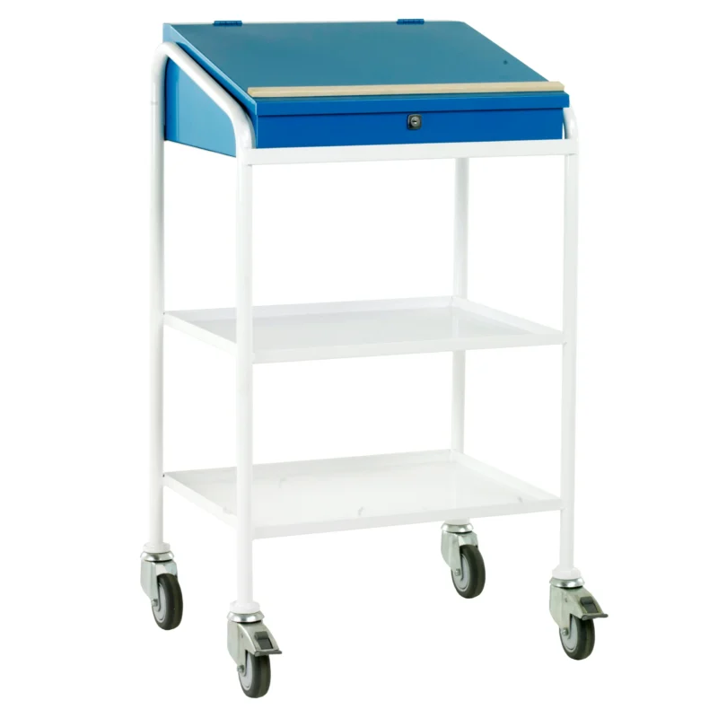 Redditek Mobile Euro Work Desk Blue