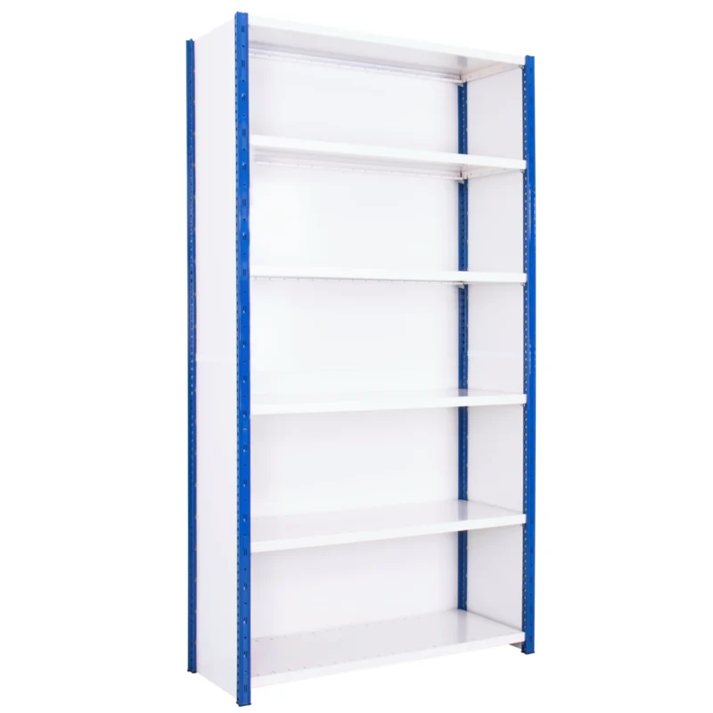 Expo 4 D Boltless Shelving - Delta Plus Pure White