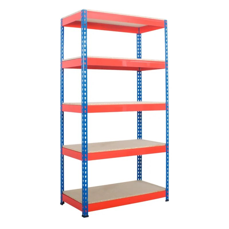 Heavy Rivet Racking - 5 Shelves - 600kg UDL