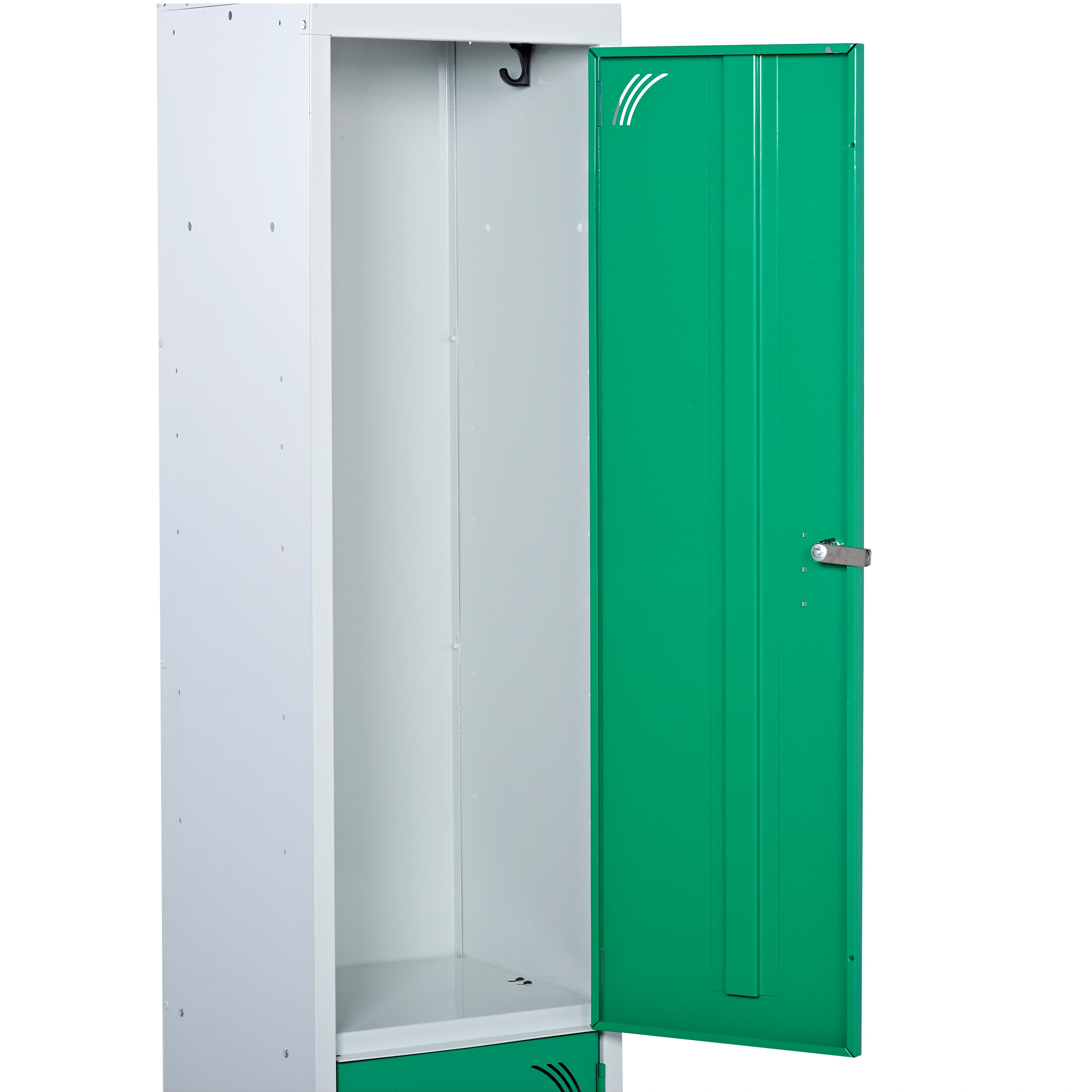 Qmp Standard Storage Locker - 2 Door 2 Inside compartment close-up