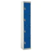 QMP Express Delivery Lockers - 4 Door Blue