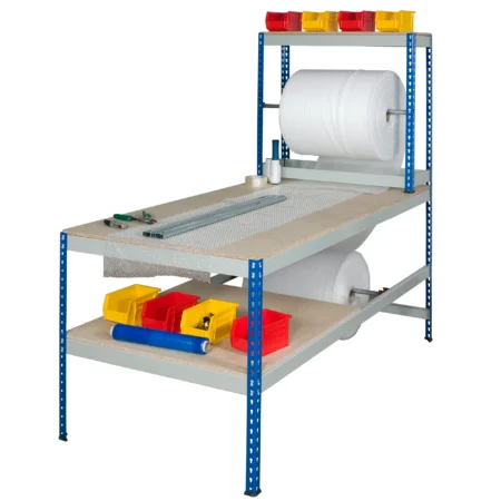 Rivet Long Packing Workstation - 3 Tier