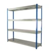 Heavy Rivet Racking - 4 Steel Deck Shelves - 500kg UDL