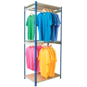 Clothing Rack - Single Rail - J Rivet Racking