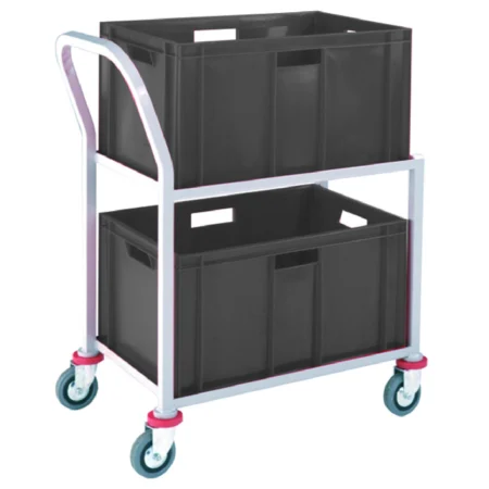 Loadtek Container Store Distribution Trolley - 2 Box Trolley